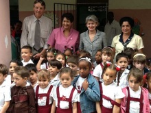 DG visit to Associated school cuba8x6